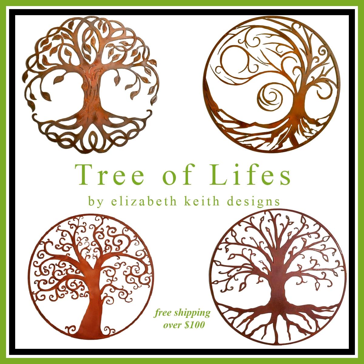 Metal Tree of Life Heart picture