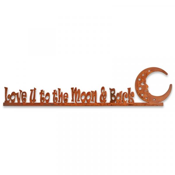 Love you to the Moon and Back Metal Signs