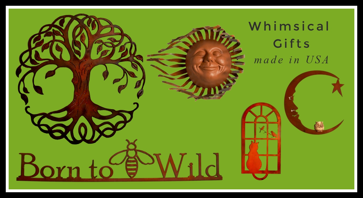 Large Grin Sun Face on Metal Windblown Ray picture