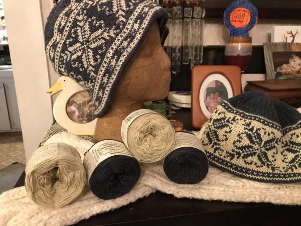 Ian's Reversible Fair Isle Cap Kits picture