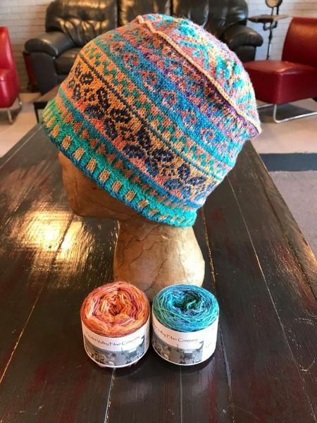 Colorful Fair Isle Hat Kit picture