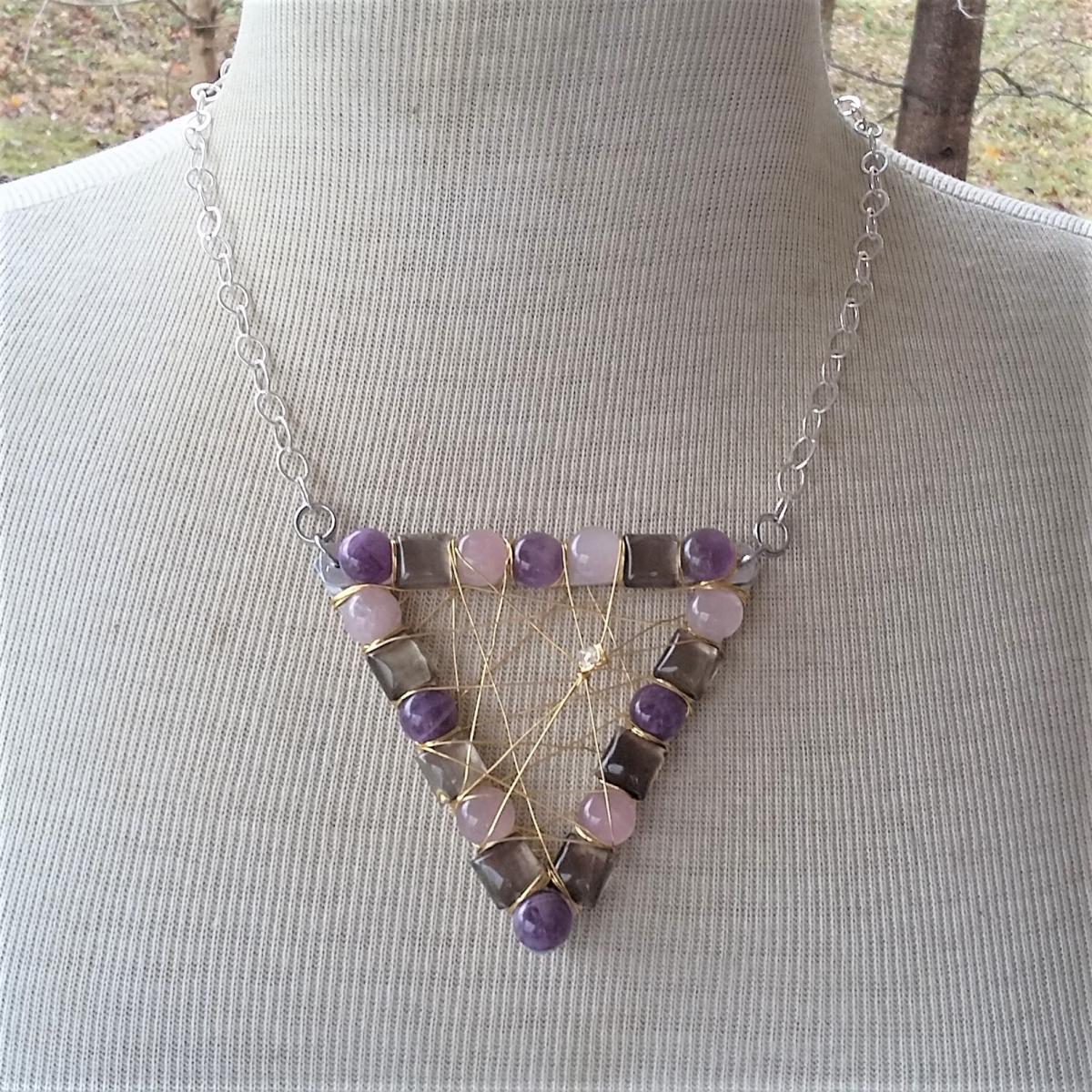 Modern Dream Catcher Necklace picture