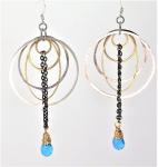 Blue Topaz Drop Earrings