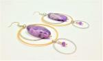 Amethyst Rain Earrings