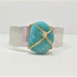 Aqua Druzy Cuff