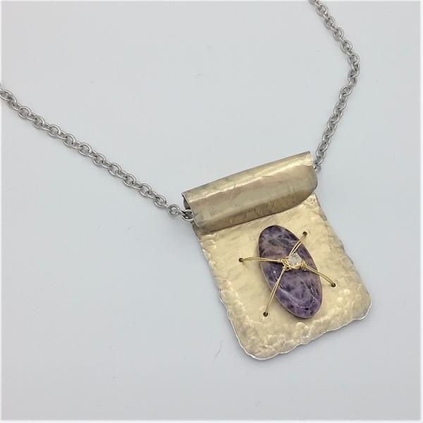 Dogtooth Amethyst Pendant Necklace
