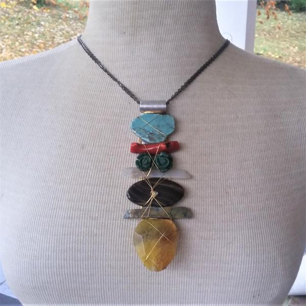 Southwest Totem-esq Necklace picture