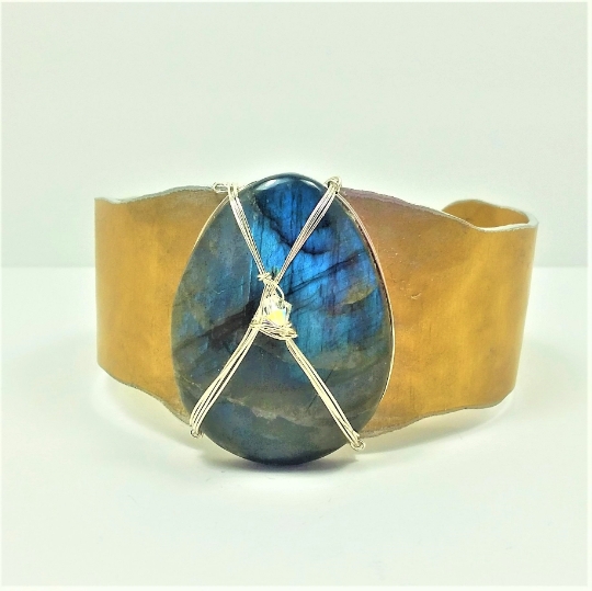 Blue Labradorite Cuff picture