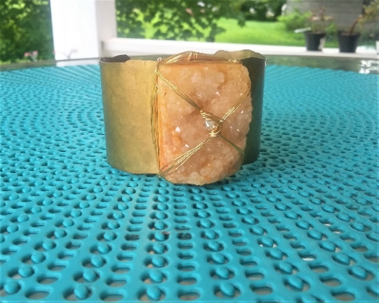 Sunset Druzy Cuff picture