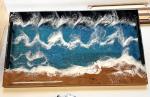 Epoxy Beach Charcuterie Board
