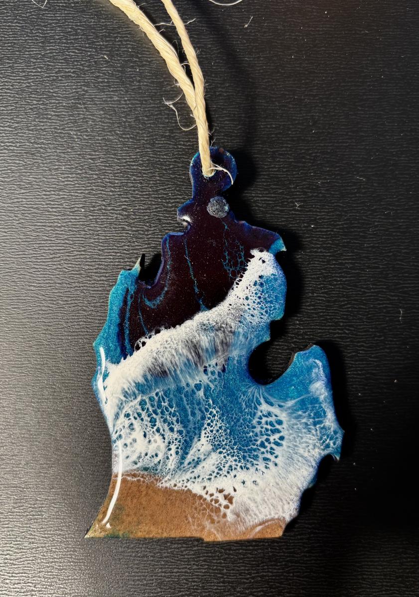 Lake Michigan Sand Ornament picture