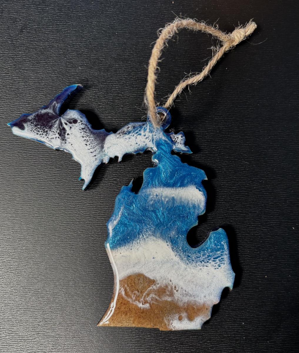 Lake Michigan Sand Ornament picture