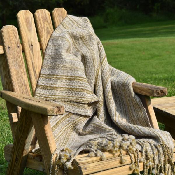 woven 100% local wool throws picture