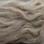 Karakul roving, undyed light gray, SW220