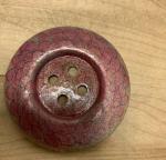 2.5” Metallic Painted Wood Buttons