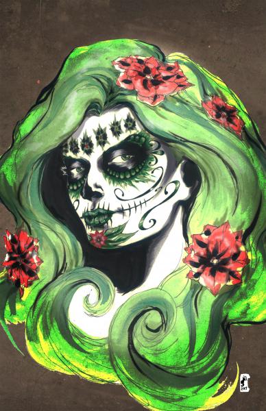 Poison Ivy Dames of the Dead Print