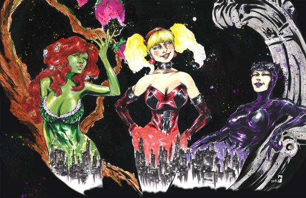 Gotham Sirens Print