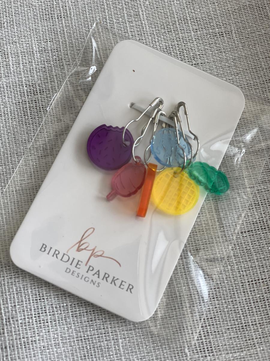 Kim Dyes Yarn Stitch Marker Sets by Birdie Parker Designs! picture