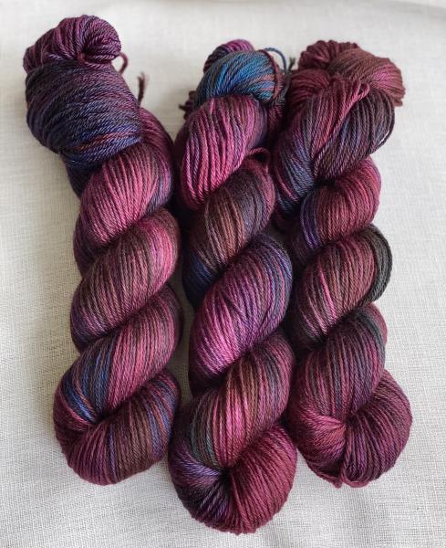 Special Colorway for SVFF:  Red Dragon Maple Dye to Order picture