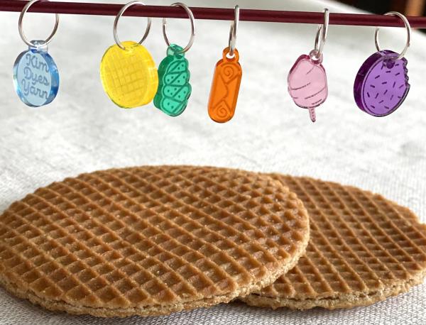 Kim Dyes Yarn Stitch Marker Sets by Birdie Parker Designs! picture