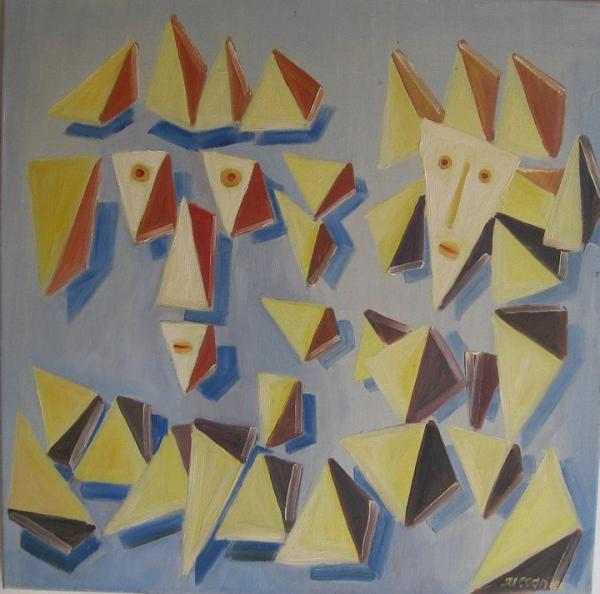 Artwork - Triangles en cubes picture