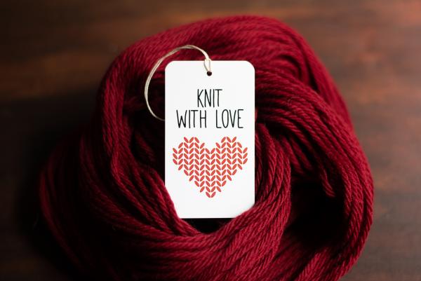 Knit with Love Gift Tags picture
