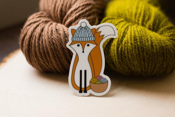Fox Knitter Sticker picture