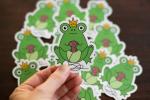 Frog Queen Sticker