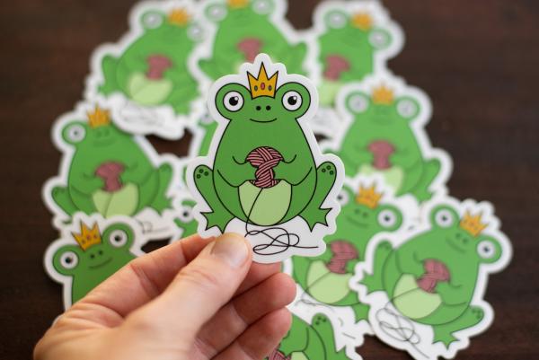 Frog Queen Sticker picture
