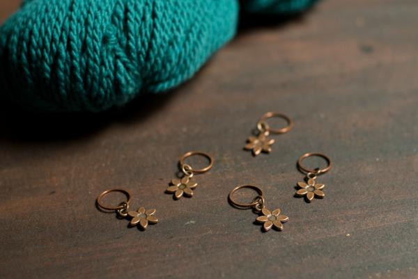 Flower Stitch Markers picture