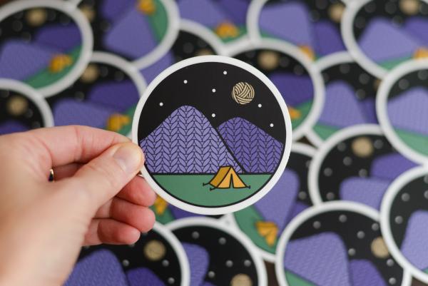 Camping Sticker picture