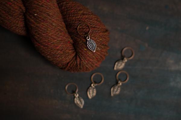 Leaf Stitch Markers