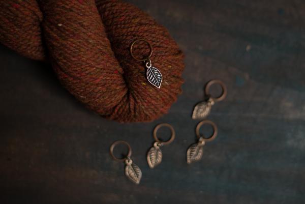 Leaf Stitch Markers picture