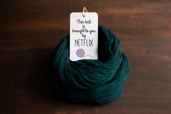 Knit by Netflix Gift Tags