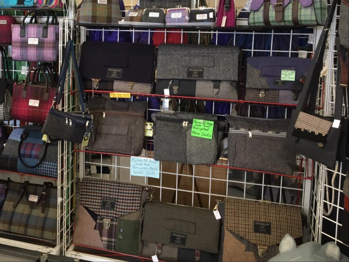 Suit Bags- Made from Recycled Wool Suits picture