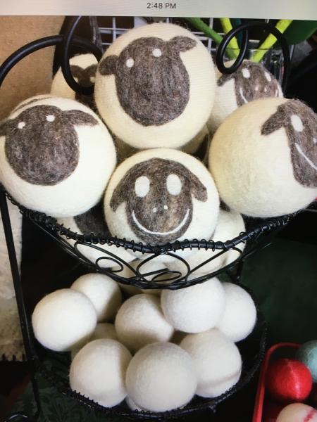 Hot pads and coasters and Rugs, Dryer Balls picture