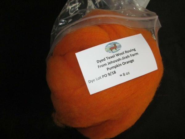 Felter's Multi-color dyed Texel Roving 6 oz bags picture