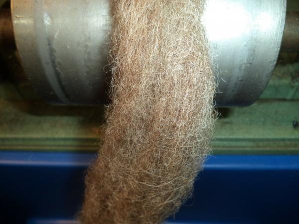 Rich Medium Brown Shetland Roving 4 oz each picture