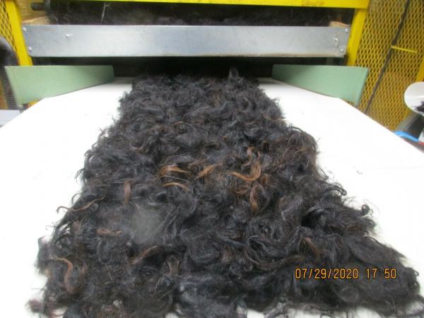 Black Washed Alpaca Roving Huacaya from Adam - Free Shipping picture