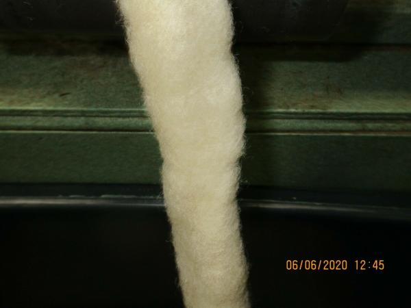 White Washed Corriedale Wool Roving 4 oz bags picture