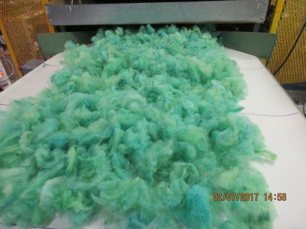Light Green - Hand-dyed Texel Wool Roving Felt Spin Knit Craft! - 8 oz bags picture