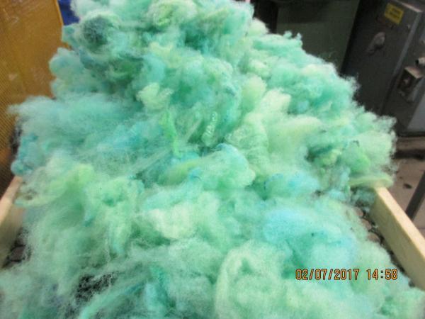 Light Green - Hand-dyed Texel Wool Roving Felt Spin Knit Craft! - 4 oz bags picture