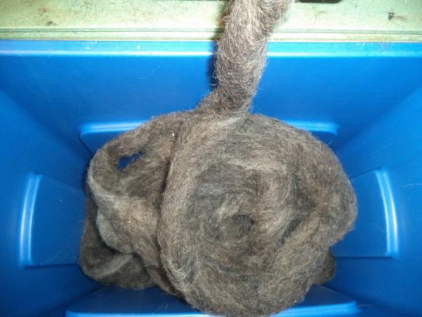 Dark Gray Shetland Roving picture