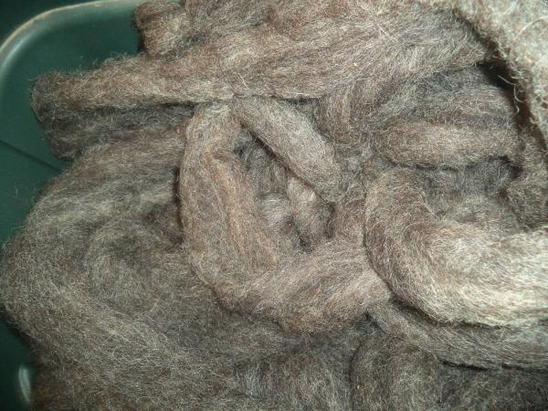 Dark Gray Shetland Roving picture