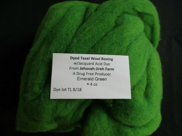 Felter's Multi-color dyed Texel Roving 6 oz bags picture