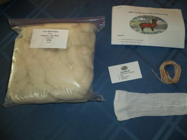 Wool Dryer Ball Kit 2,3, or 4 Ball picture