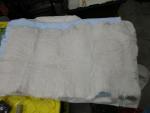 Beautiful Beige Wet Felted Pad made from Alpaca Fiber