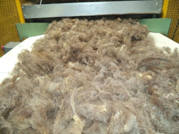 Rich Medium Brown Shetland Roving 4 oz each picture