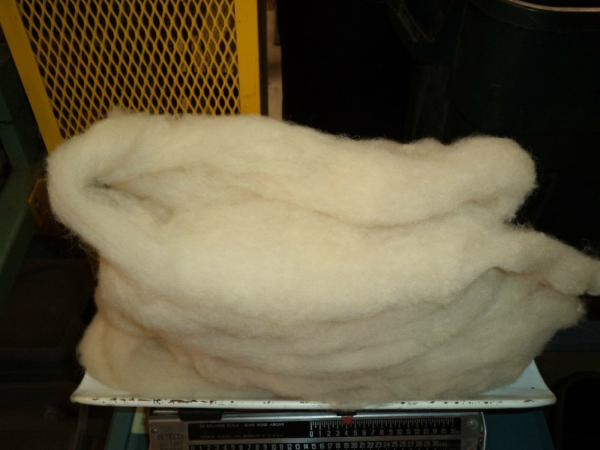 Drop Spindle & White Washed Wool Roving 4 oz Kit picture