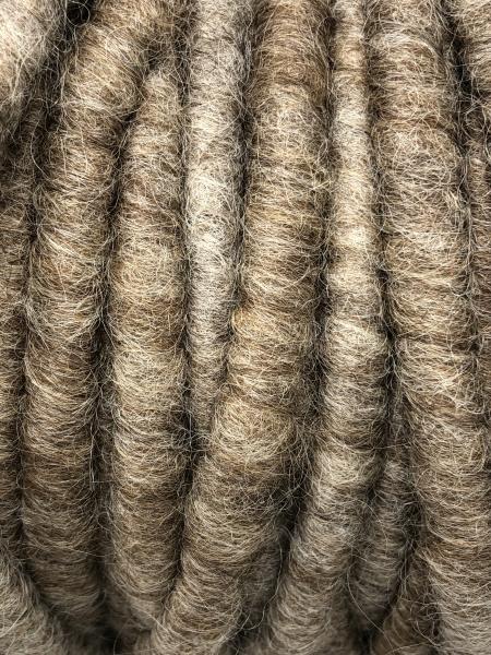 Rug yarn - Romney wool, natural silver gray picture